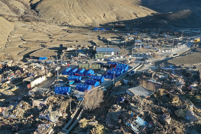 今年初，强震重创西藏边境城市定日县，附近5座水库也出现裂缝。